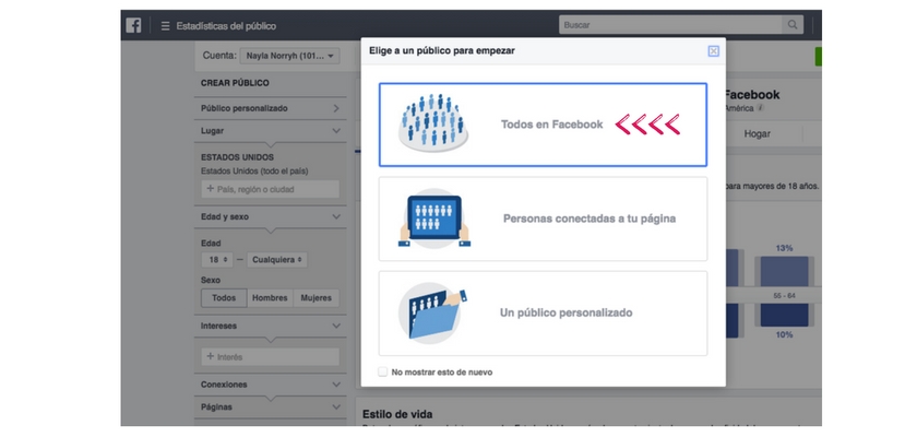 Cómo usar Facebook Insights - Tutorial Paso 4