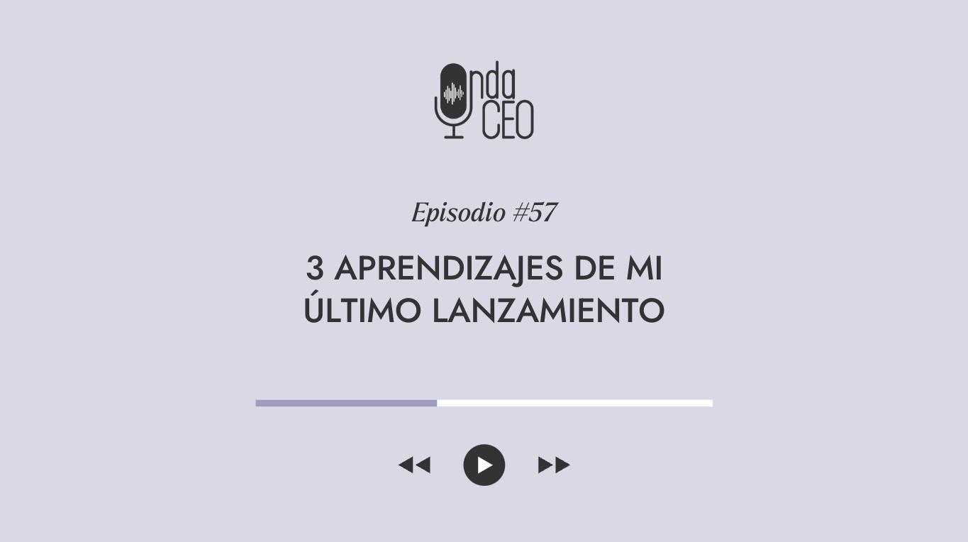 3 aprendizajes de mi ultimo lanzamiento