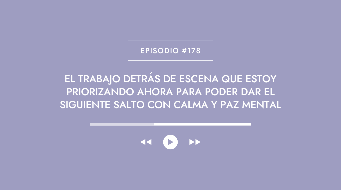 Les cuento cómo estoy transitando una de las decisiones más grandes en la historia de mi negocio: delegar mi rol de Directora General.