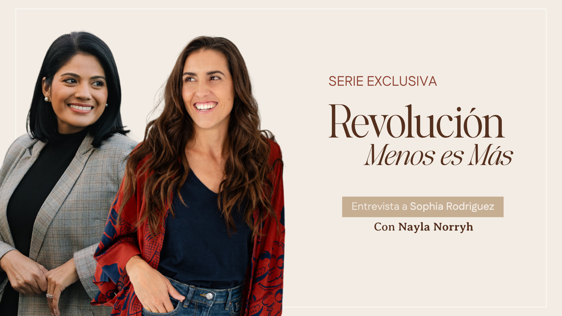 Entrevista Menos es Más
